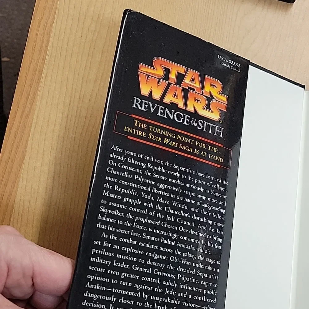 Star Wars: Revenge of the Sith Episode III Mathew Stover 2005 and DVD movie